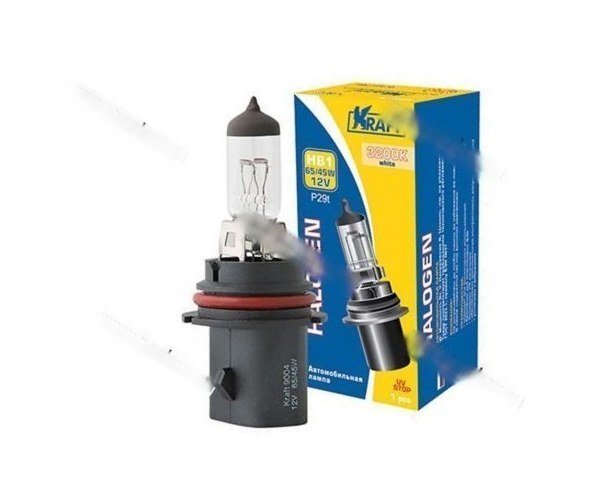Лампа галоген 12V HB1 65/45W P29t KRAFT 700023