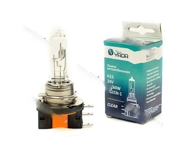 Лампа галоген 24V H15 20/60W PGJ23T-1 Nord YADA