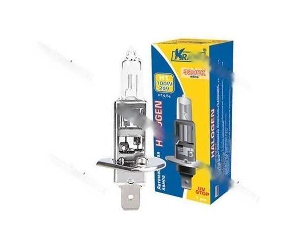 Лампа галоген 24V H1 70W P14.5s KRAFT 700002