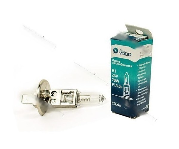 Лампа галоген 24V H1 70W P14.5s Nord YADA CLEAR
