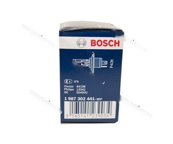Лампа галоген 24V H4 75/70W P43t BOSCH 441