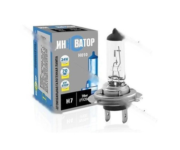 Лампа галоген 24V H7 70W PX26d Новатор/Инноватор ИН010