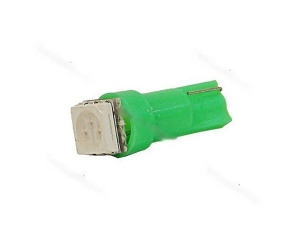 Лампа светодиод 12V1.2W W2x4.6d Nord YADA 1SMD зеленая