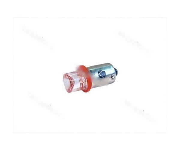 Лампа светодиод 12V4W BA9s Nord YADA 1LED красная