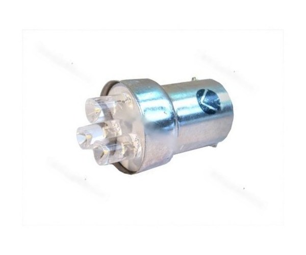 Лампа светодиод 12V5W BA15s Nord YADA 3LED белая