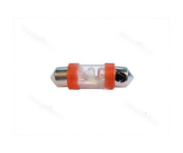 Лампа светодиод 12V5W SV8.5-8 Nord YADA 3LED красная