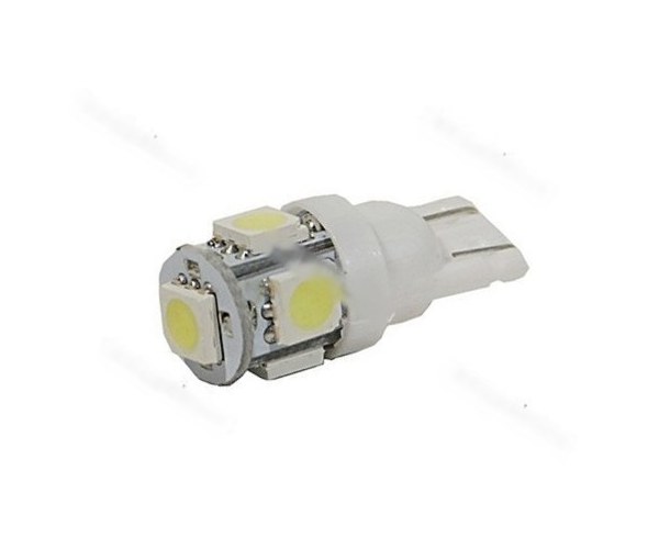 Лампа светодиод 12V5W W2.1x9.5d Nord YADA 5SMD белая
