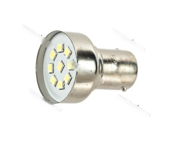 Лампа светодиод 24V21W BA15s Nord YADA 9LED белая