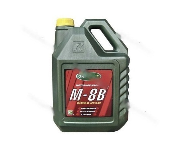 Масло OILRIGHT М-8В 20W20 API SD  5л мин