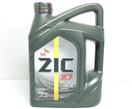 Масло ZIC 10W30 X7 LS API SN ACEA C3 4л син