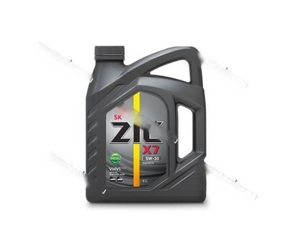 Масло ZIC 5W30 X7 Diesel API SL ACEA A3/B4 6л син 172610
