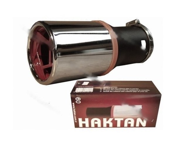 Насадка на глушитель № 610 Haktan HT хром D-48-58 хомут
