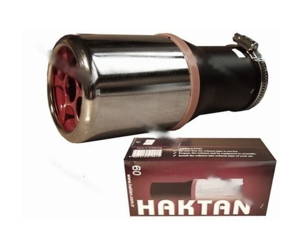 Насадка на глушитель № 661 Haktan HT хром D-48-58 хомут