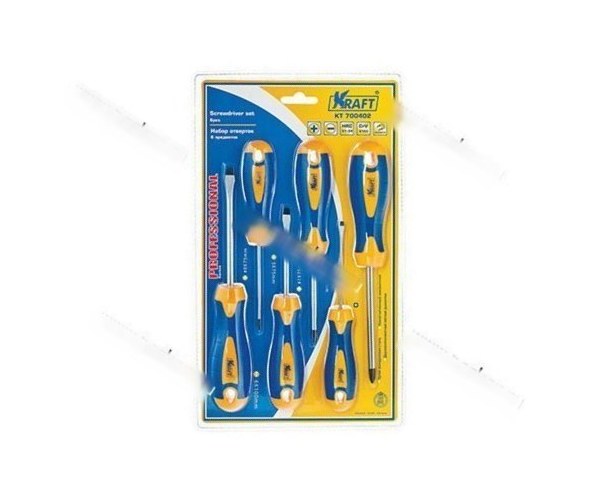 Отвертки 6 предметов KRAFT 700402