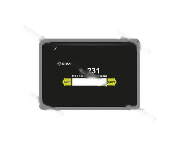 Пластырь корда Rossvik R231 110х155мм