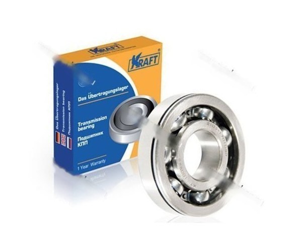 Подшипник КПП вторичного вала 2101-07 KRAFT 100522 50306/6306N