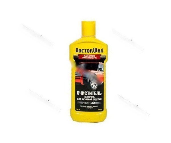Полироль кузова Doctor Wax черный 236мл DW8316