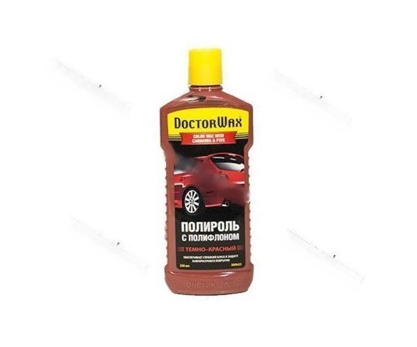 Полироль кузова Doctor Wax с полифлоном темно-красная 300мл DW8425