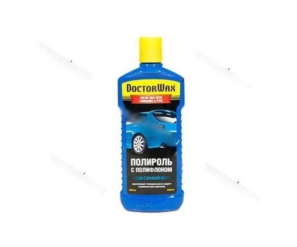 Полироль кузова Doctor Wax с полифлоном синяя 300мл DW8441