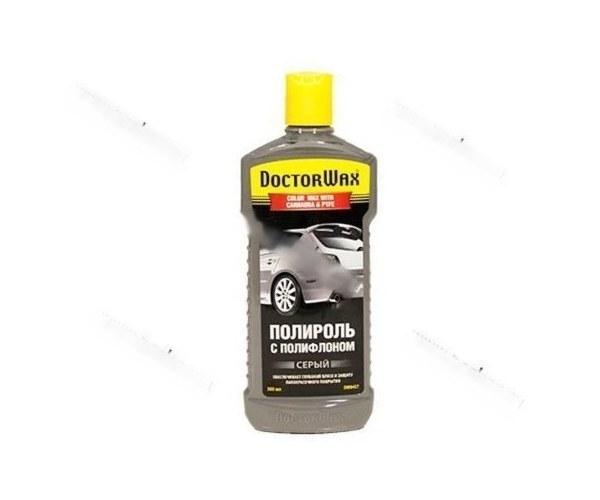 Полироль кузова Doctor Wax с полифлоном серая 296мл DW8457S