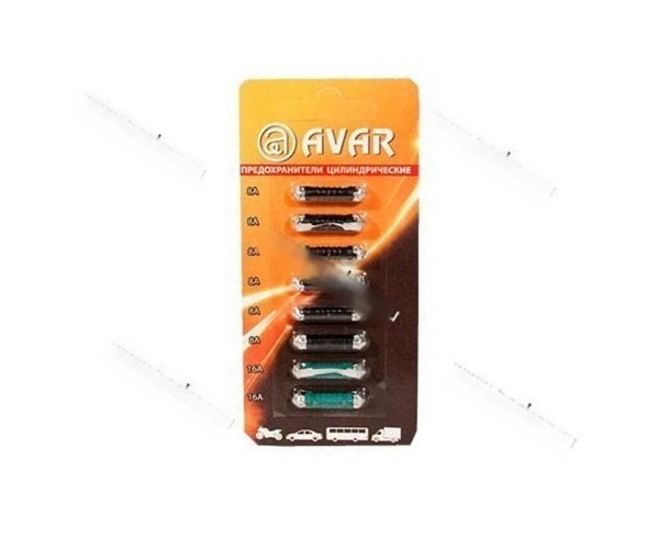 Предохранитель цилиндрический AVAR 8шт 469.172.100