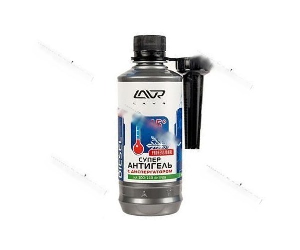 Присадка Антигель Diesel LAVR Ln2114 310мл на 100-140л