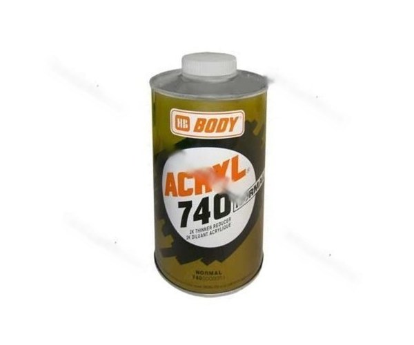 Растворитель HB BODY-740 1л Acril Normal