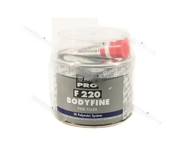 Шпатлевка HB BODY FINE F220 доводочная 250гр с отвердителем