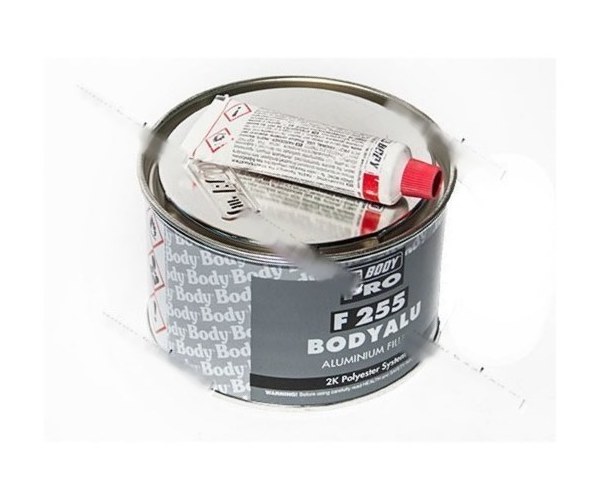 Шпатлевка HB BODY ALU F255 алюминий 980гр с отвердителем