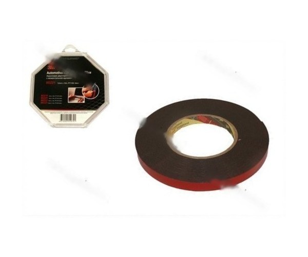 Скотч двухсторонний 12мм х 9,4м 3М 80221 для работы со стеклом