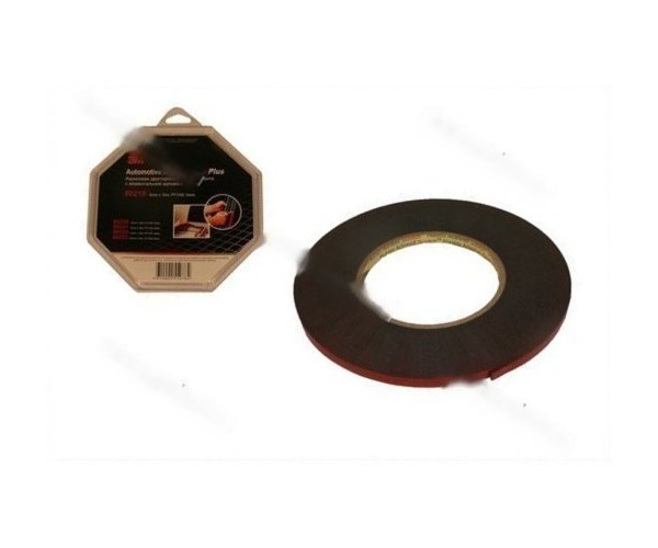 Скотч двухсторонний  6мм х 9,4м 3М 80219 для работы со стеклом