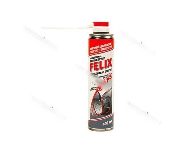 Смазка Силиконовая FELIX 400мл для метала резины пластика аэрозоль
