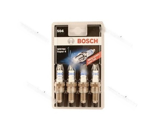 Свечи BOSCH SUPER-4 2108-10 WR78X 8кл инжектор 4-х электродные 804