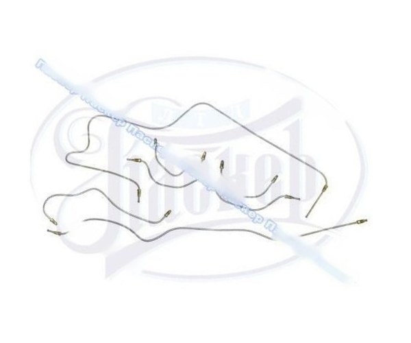Тормозные трубки 2101-07 без магистральной 6шт 2101-3506000