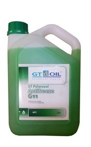 Антифриз G11 GT OIL GT Polarcool готовый 3л (зеленый)