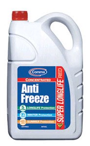 Антифриз G12+ COMMA SUPER LONGLIFE RED CONCENTRATED ANTIFREEZE концентрат 5л