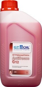 Антифриз G12 GT OIL GT Polarcool Extra готовый 1л (красный)