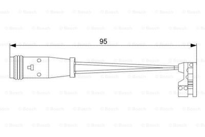 Датчик износа торм.колодок MB W211/220