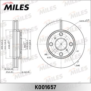 Диск тормозной TOYOTA PROBOX/SUCCEED пер.вент.