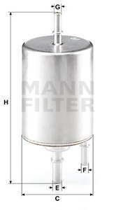 Фильтр топливный AUDI A4/A6/A8 2.0-5.2 04-