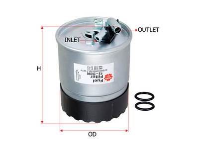 Фильтр топливный MB W203/211/164/SPRINTER (901-906) 2.2D-4.2D
