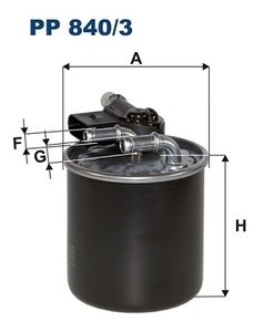 Фильтр топливный MB W204/212/X164/204/W164/906 CDI 10-