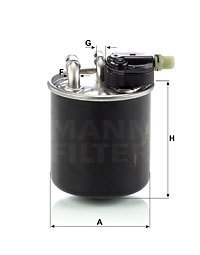 Фильтр топливный MB W204/212/X164/204/W164/906 CDI 10-