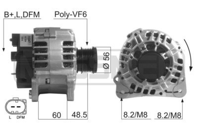 Генератор VAG 98-05 120A