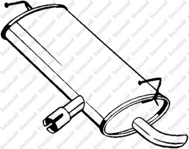 Глушитель NISSAN QASHQAI 2.0 06-