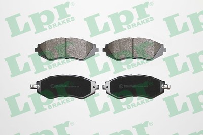 Колодки тормозные CHEVROLET REZZO/DAEWOO NUBIRA 00-03 передние