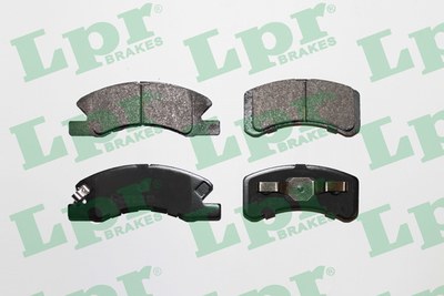 Колодки тормозные DAIHATSU CHARADE/CUORE/TREVIS передние