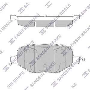 Колодки тормозные FORD EXPLORER V 11- задние