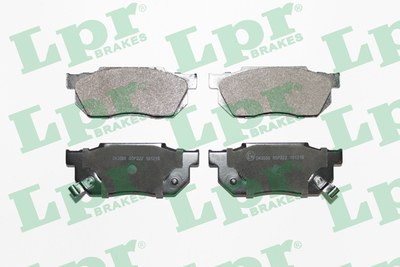 Колодки тормозные HONDA CIVIC/CRX/PRELUDE 83-95 передние