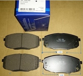 Колодки тормозные HYUNDAI CRETA 16- пер.